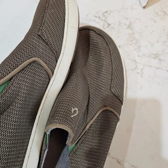 Men's Olukai Nohea Mesh Slip On's, Size 12