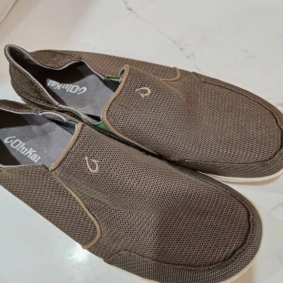 Men's Olukai Nohea Mesh Slip On's, Size 12