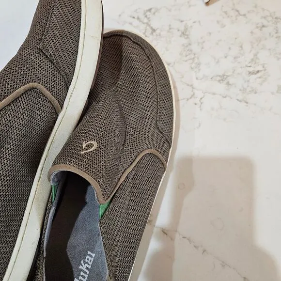 Men's Olukai Nohea Mesh Slip On's, Size 12