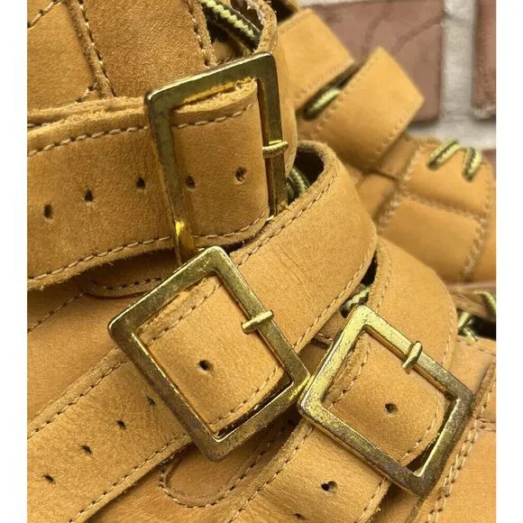 Men's Radii Shoe Boot Size 10 Tan/Gum Straight Jacket