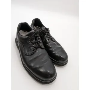 Men’s Red Wing Safety Work Shoes Black Steel Toe 6618 ASTM Sz 11 Leather Oxfords
