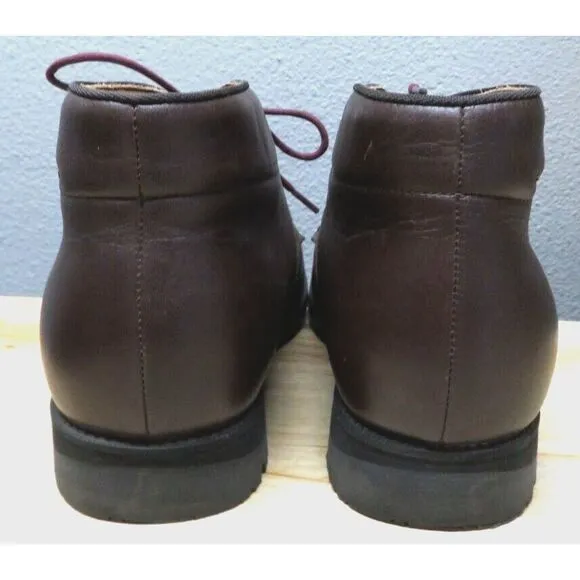 Mens Rossignol Leather Boots Brown Size US‎ 9.5 Lace Up