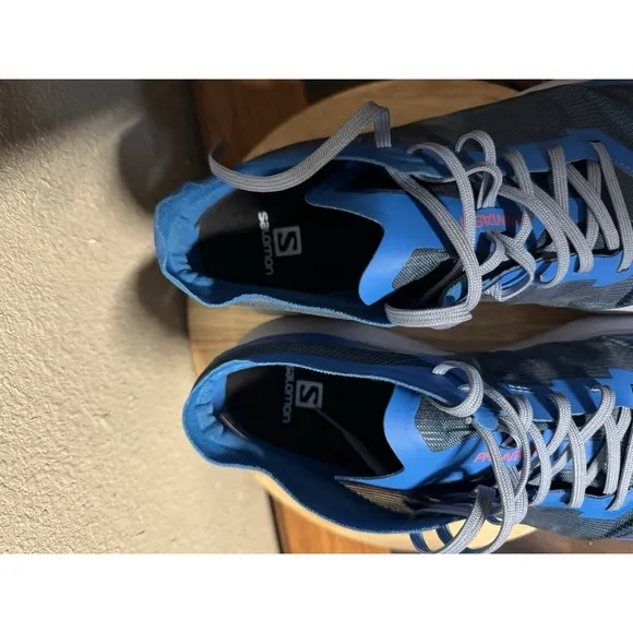 Mens Salomon Matryx Phantom 417401 Trail Running Shoes Gray Blue Size 10.5 $200