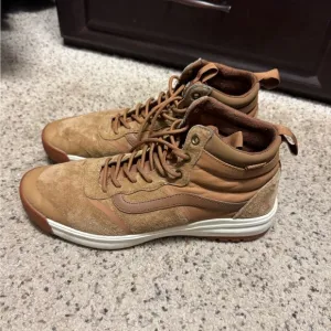 Men's Tan High-Top Sneakers