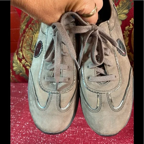 Mephisto genuine leather sneakers walking shoes made in Bosnia woman 8