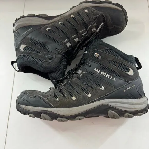 Merrell Crosslander Black Hiking Outdoor Mens Athletic Shoes Size 9