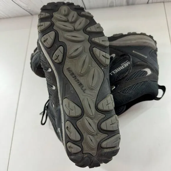 Merrell Crosslander Black Hiking Outdoor Mens Athletic Shoes Size 9