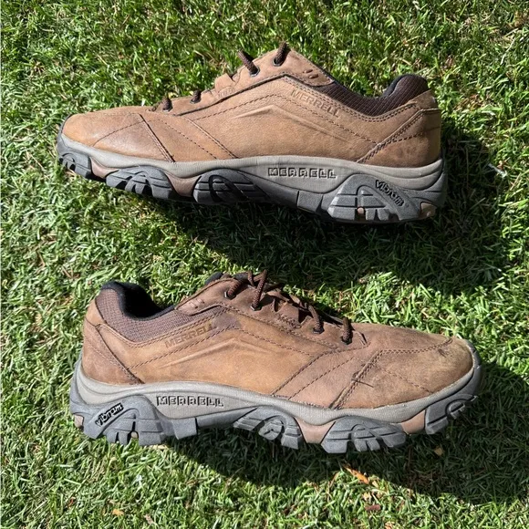 Merrell Dark Earth MOAB Adventure Lace Waterproof Hiking Shoes for Men Sz(12)