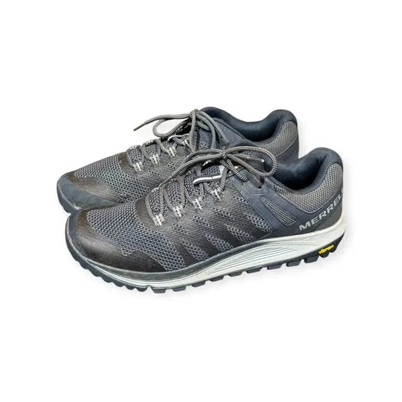 Merrell Gray and Blue Athletic Shoes with Breathable Mesh
