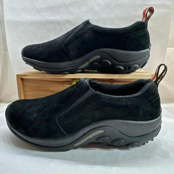 Merrell Jungle Moc Black Slip-On Shoes J60825 Men’s Size 10.5