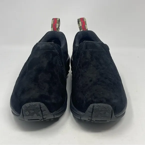 Merrell Jungle Moc Shoes Womens 5 Midnight Black Suede Slip On Loafers J60826