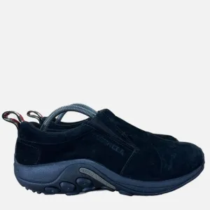 Merrell Jungle Moc SUEDE Womens Sz 9.5 Wide Slip On Shoes Clogs Black J63815W