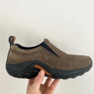 Merrell Jungle Suede Slip-On Shoes - Gunmetal Gray, Women’s Size 7