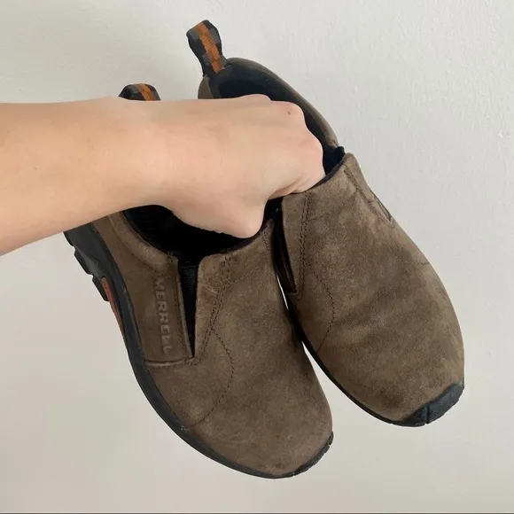 Merrell Jungle Suede Slip-On Shoes - Gunmetal Gray, Women’s Size 7