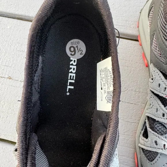 Merrell Men's Gray and Black Outdoor Shoes