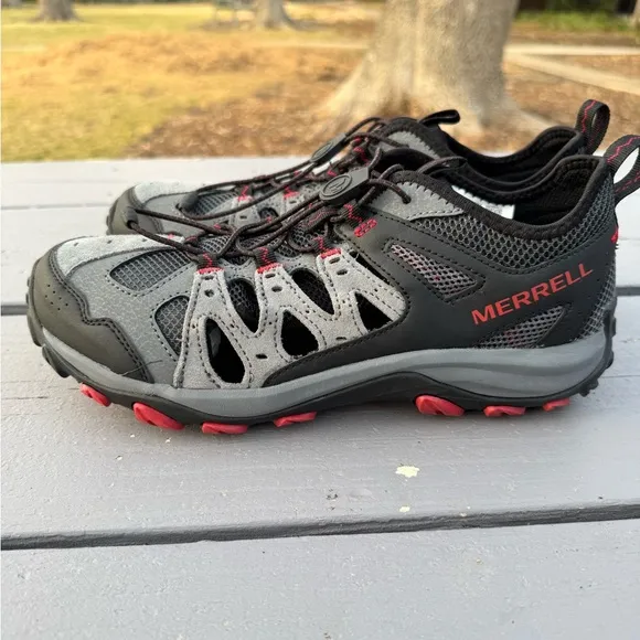 Merrell Men's Gray and Black Outdoor Shoes