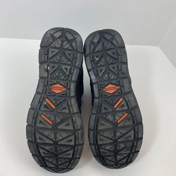 Merrell Men's Size 9 Full bench Speed Mid Carbon‎ Fiber Toe Work Shoes Black