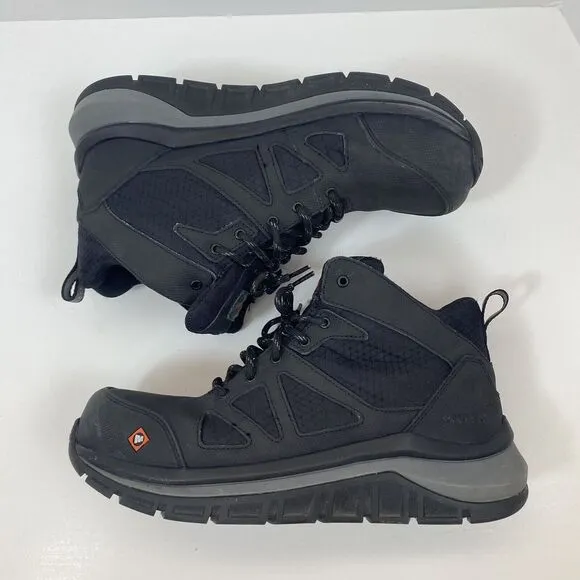 Merrell Men's Size 9 Full bench Speed Mid Carbon‎ Fiber Toe Work Shoes Black