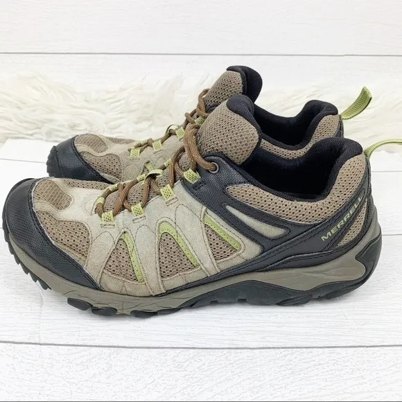 𝅺merrell Outmost Ventilator Hiking Shoes Gray Suede