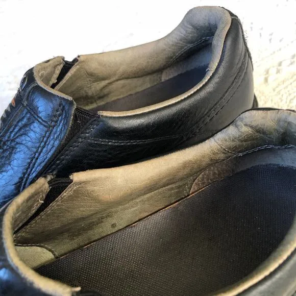 Merrell World Legend Leather Slip On Shoes Mens Size 10.5 Black Outdoors Slip On