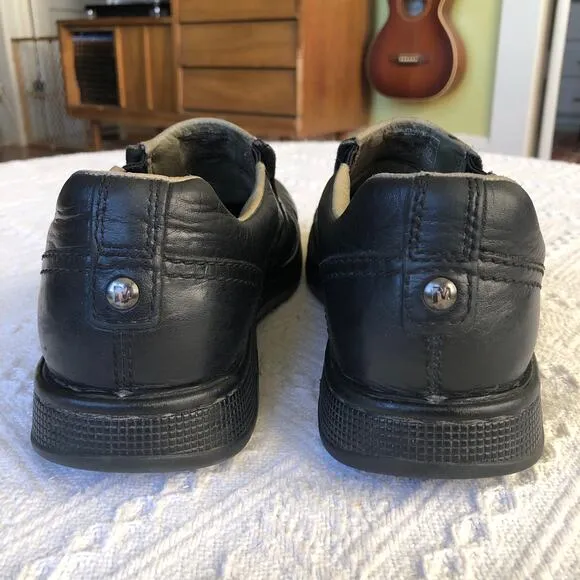 Merrell World Legend Leather Slip On Shoes Mens Size 10.5 Black Outdoors Slip On