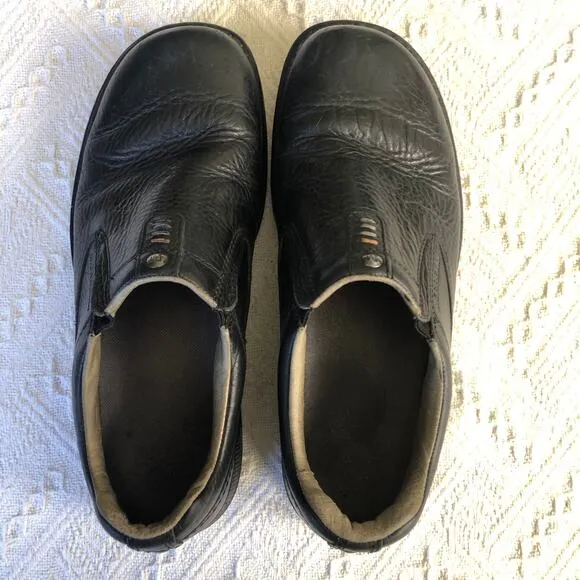 Merrell World Legend Leather Slip On Shoes Mens Size 10.5 Black Outdoors Slip On