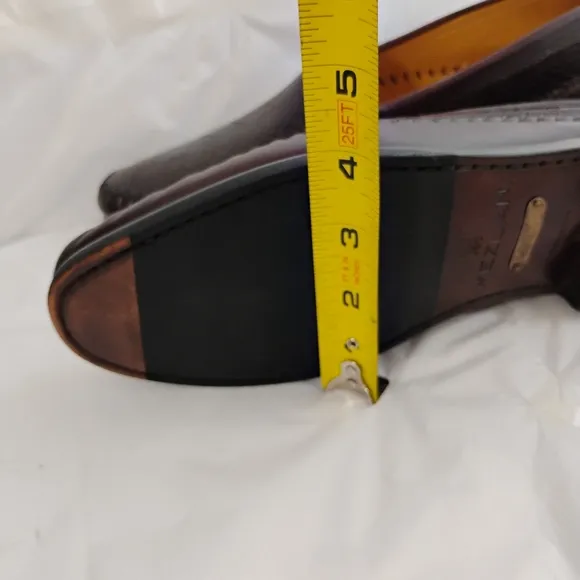Mezlan Genuine Ostrich Slip On Loafer Shoes Mens Size 8