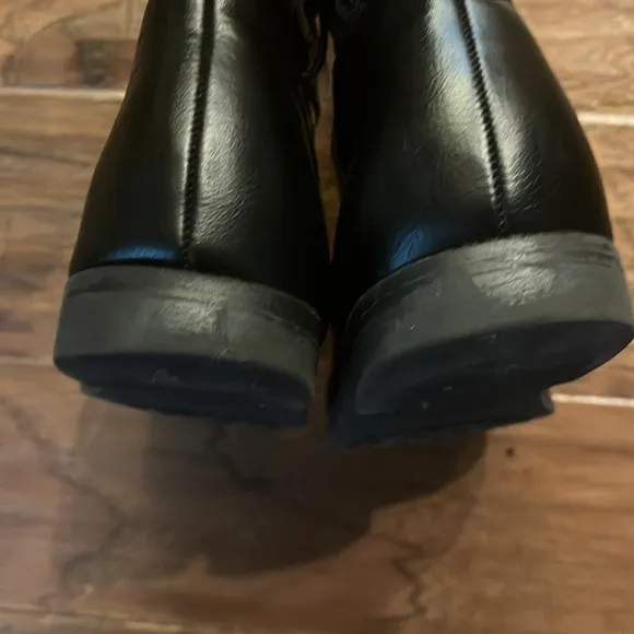 Michael Kors Emma Jacquard 2 Black Boots Size 3 (Little Girl)