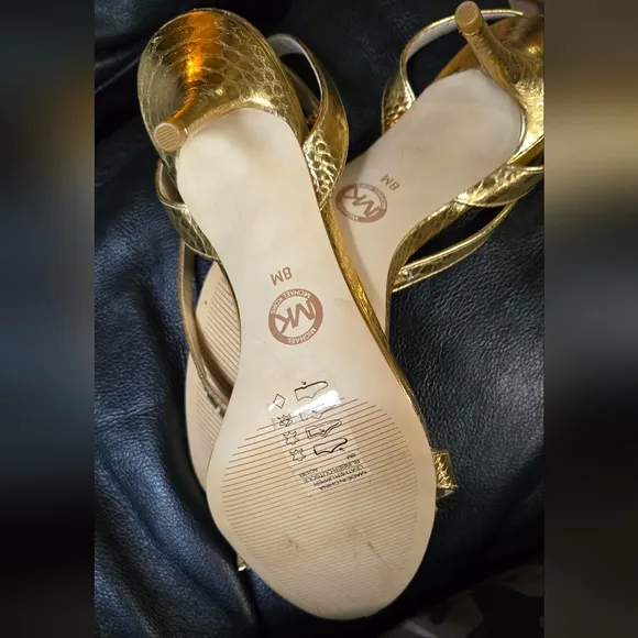 Michael Kors Gold Women's Sandals sz8M