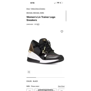 Michael kors mk LIvi trainer wedge sneakers fashion sz 10
