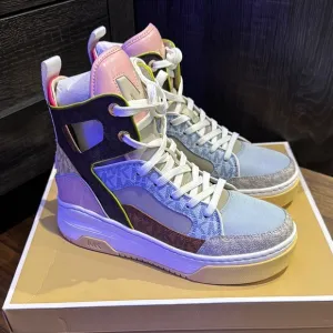 Michael Kors NWT Matson Color block logo High-Top Sneakers