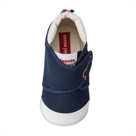 Miki House My First Walker Toddler Shoes Navy Blue (Size 6 / 13 cm)