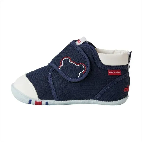 Miki House My First Walker Toddler Shoes Navy Blue (Size 6 / 13 cm)