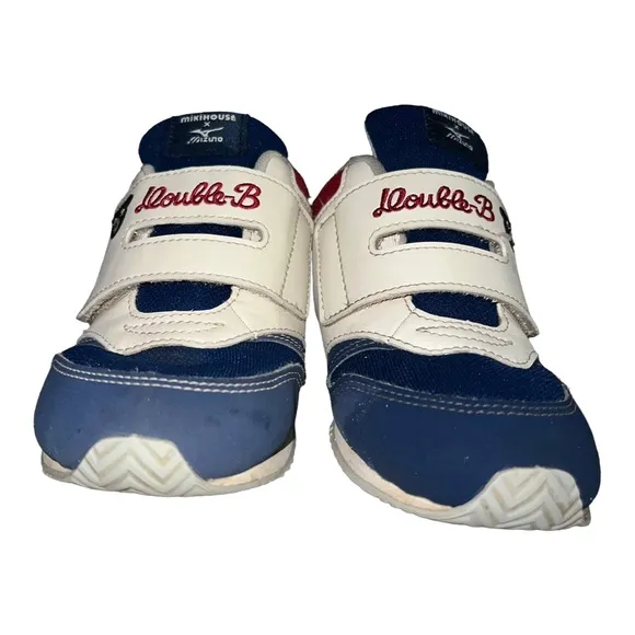 Miki House X Mizuno Double B Baby Shoes Size 13 (19cm) Multicolored Sneakers