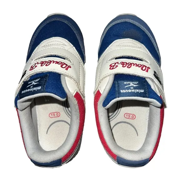 Miki House X Mizuno Double B Baby Shoes Size 13 (19cm) Multicolored Sneakers
