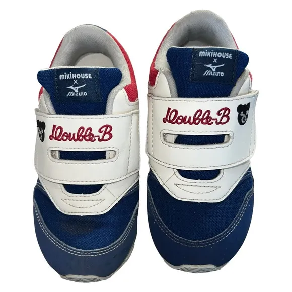 Miki House X Mizuno Double B Baby Shoes Size 13 (19cm) Multicolored Sneakers
