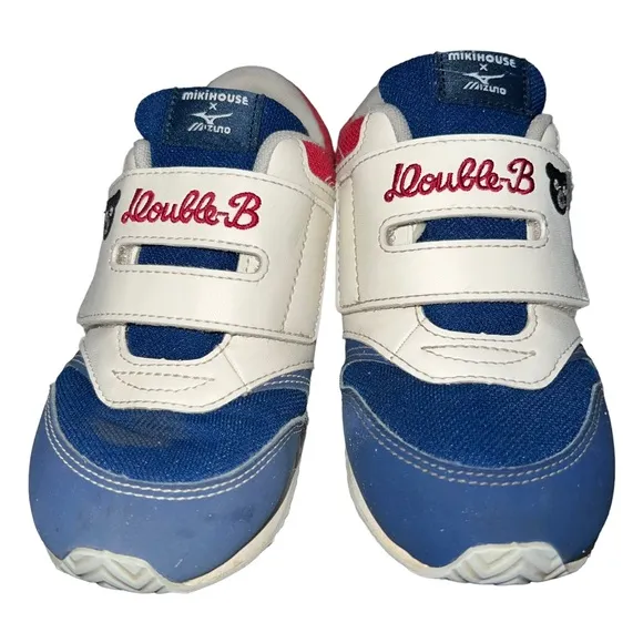 Miki House X Mizuno Double B Baby Shoes Size 13 (19cm) Multicolored Sneakers