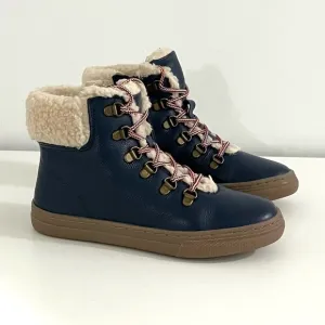 Mini Boden Lace Up Leather Boots Size 34