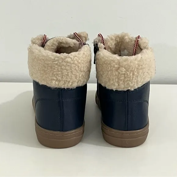 Mini Boden Lace Up Leather Boots Size 34