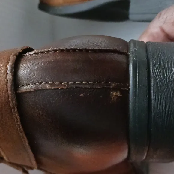 Miz Mooz Suzy size 42(11W) women's leather hazlenut brown ankle boots.