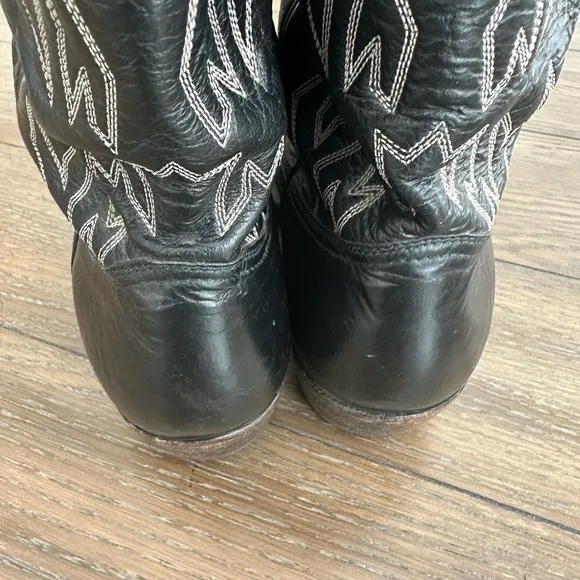 Montana Leather Boots Size 8 1/2