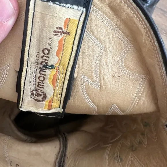 Montana Leather Boots Size 8 1/2