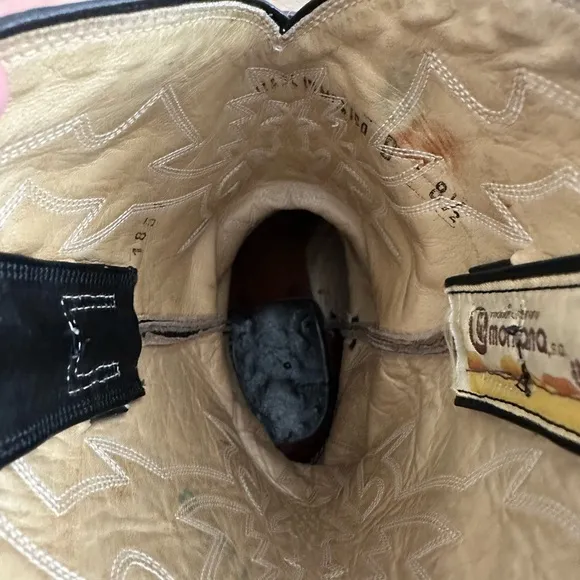 Montana Leather Boots Size 8 1/2