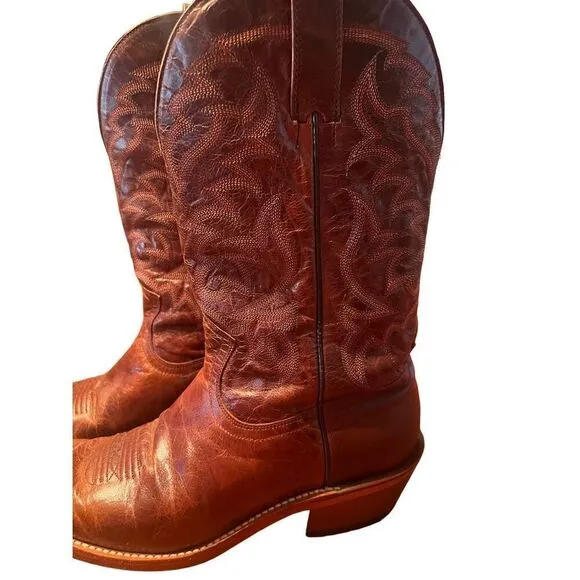 Moonshine Spirit Men's Western Boots - Square Toe Brown 7.5 D