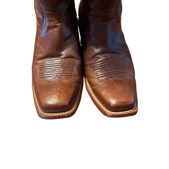 Moonshine Spirit Men's Western Boots - Square Toe Brown 7.5 D