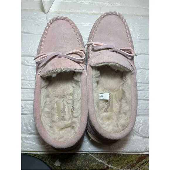 MY Slippers Moccasin Pink Shoe made by My Pillow