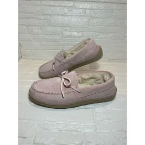 MY Slippers Moccasin Pink Shoe made by My Pillow