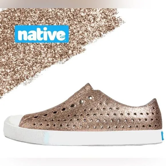 NATIVE Jefferson Metal Bling Water Shoe, US M9 / W11 New in Box MSRP $160 SOO