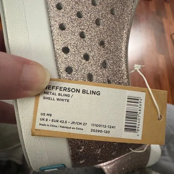 NATIVE Jefferson Metal Bling Water Shoe, US M9 / W11 New in Box MSRP $160 SOO