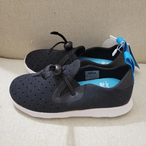 Native Kids Apollo Moc Black Shoes
